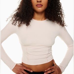 Sunday Best Cream Long Sleeve Tee